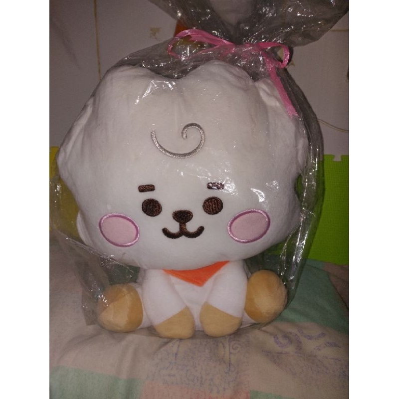 Doll boneka BT21 RJ Sitting size L Jumbo BTS JIN official bonus pc holder RJ