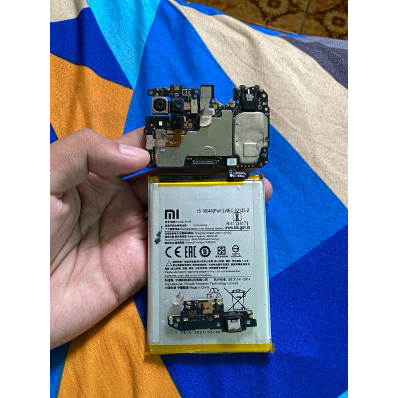 Mesin Redmi note 9c minus second