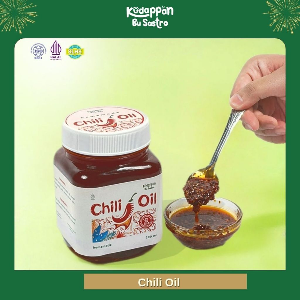 

JKL "Chilli Oil Ebi Kemasan Jar 200ml" LUAR & DALAM JABODETABEK "HALAL
