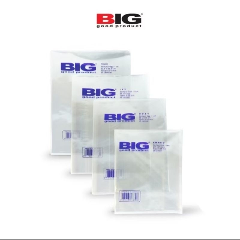 

(10 LEMBAR) SAMPUL BENING BUKU BOXY BIG / SAMPUL OPP + LEM