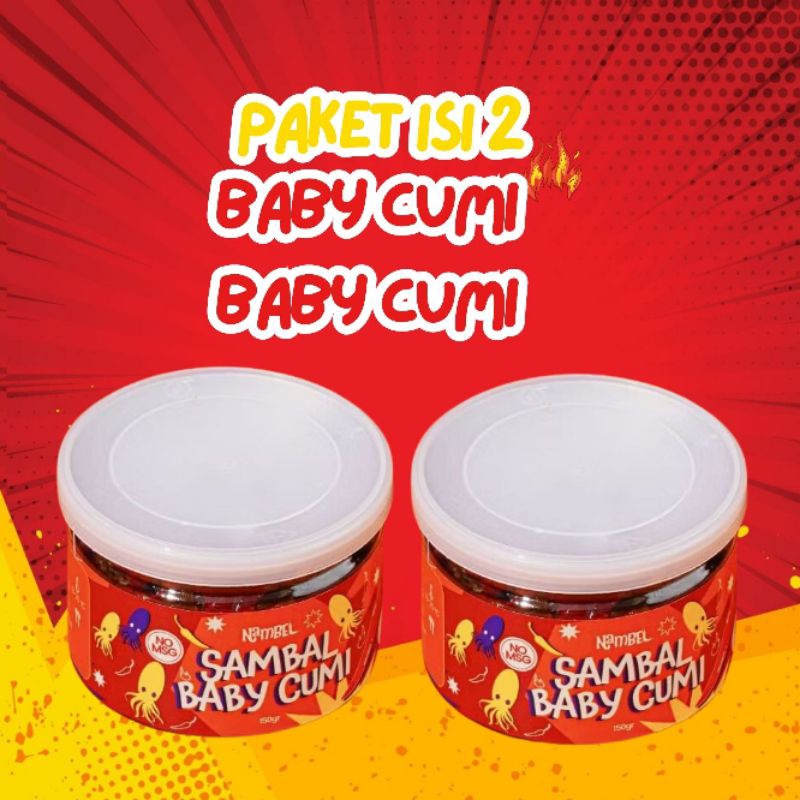 

Nambelin Paket Isi 2 Sambal Baby Cumi + Baby Cumi