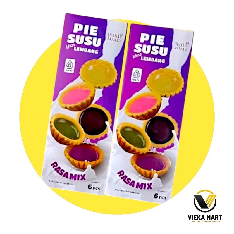

Pie Susu Putri Mama (mix) isi 6