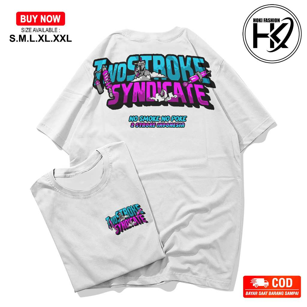 KAOS TWO STROKE T-SHIRT TWO STROKE KEKINIAN