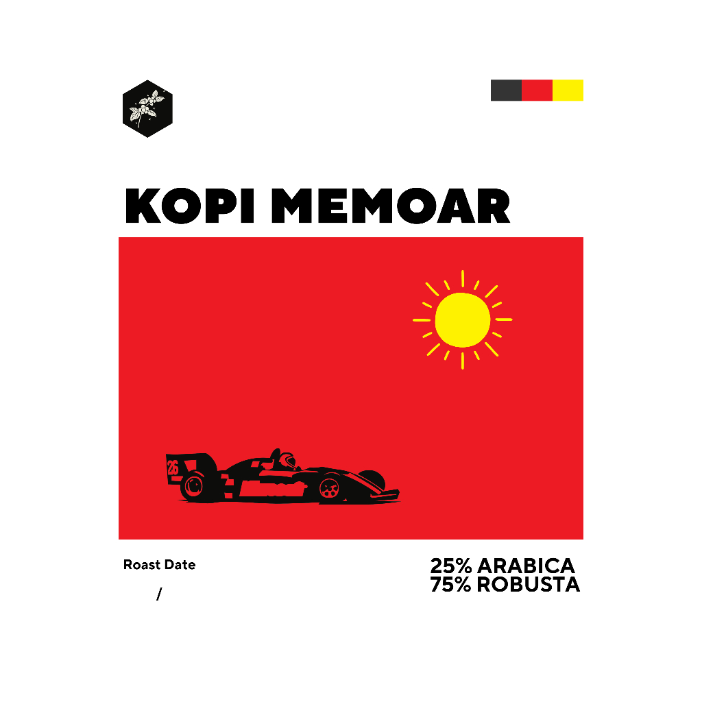 

Kopi Memoar Biji Kopi 1kg 500gr 25/75 Roasted Beans blend Arabica Robusta Espresso Whole Bean