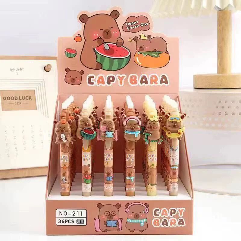 

Pena Capybara Erasable Pena Capybara Bisa Di Hapus Pen Pulpen Kapibara Gel Pen Pulpen Cetek Capybara