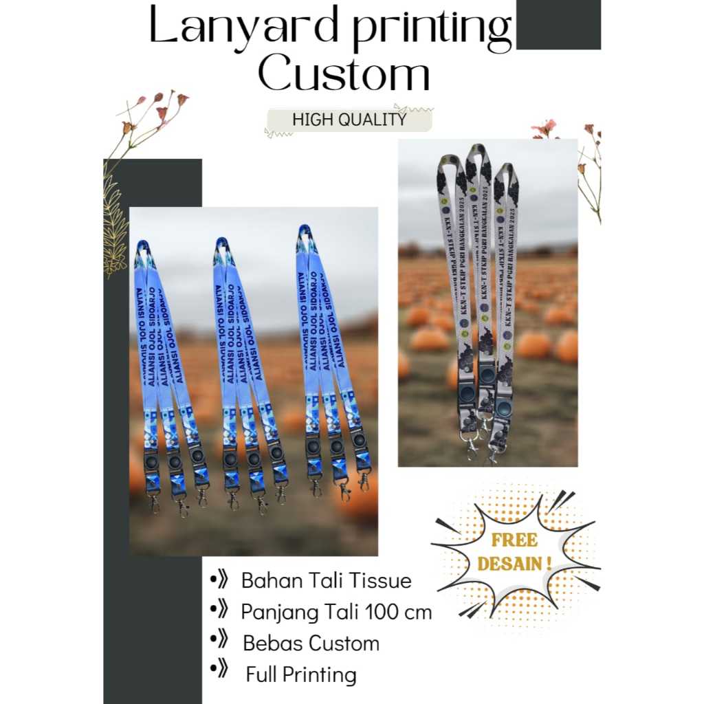 

LANYARD PRINTING CUSTOM