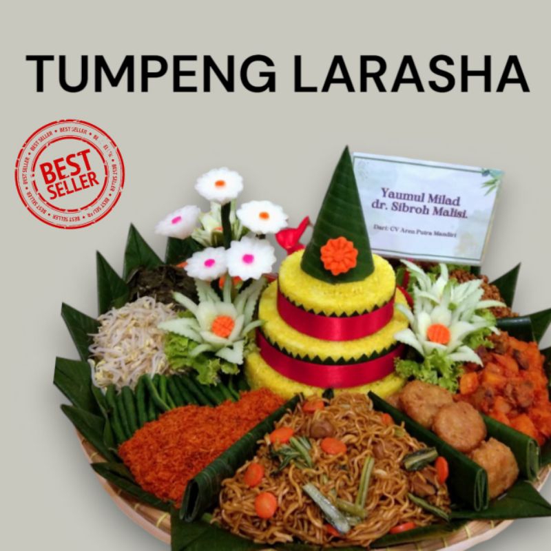 Tumpeng Larasha/Tumpeng Nasi Kuning/Tumpeng/Tumpeng 5 Porsi