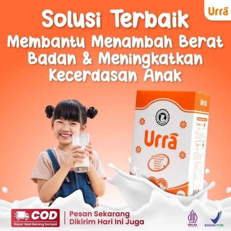 

Susu Urra Solusi Penambah Berat dan Tinggi Badan Anak