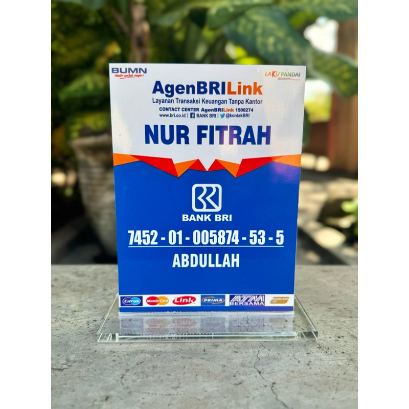 

PAPAN AKRILIK MEJA REKENING BISA RUBAH / CUSTOM UKURAN 20x15