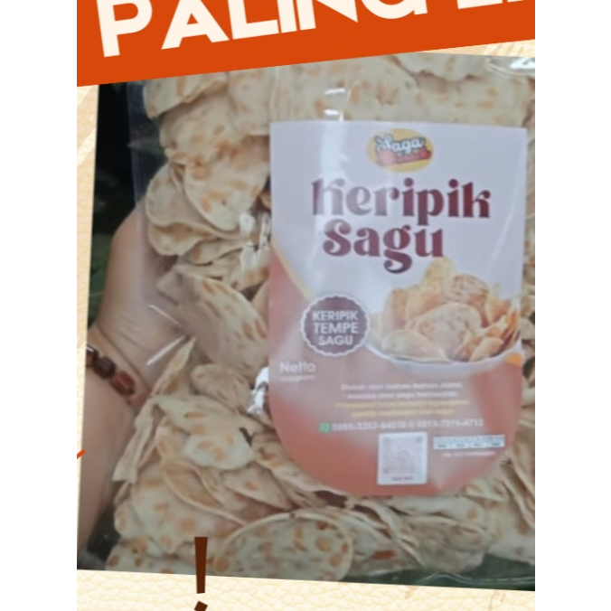 

Keripik Tempe Sagu Saga Snack