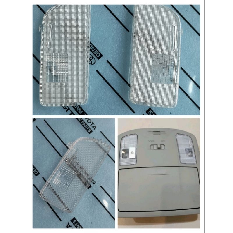 mica kaca lampu plafon cabin Innova reborn tipe G original