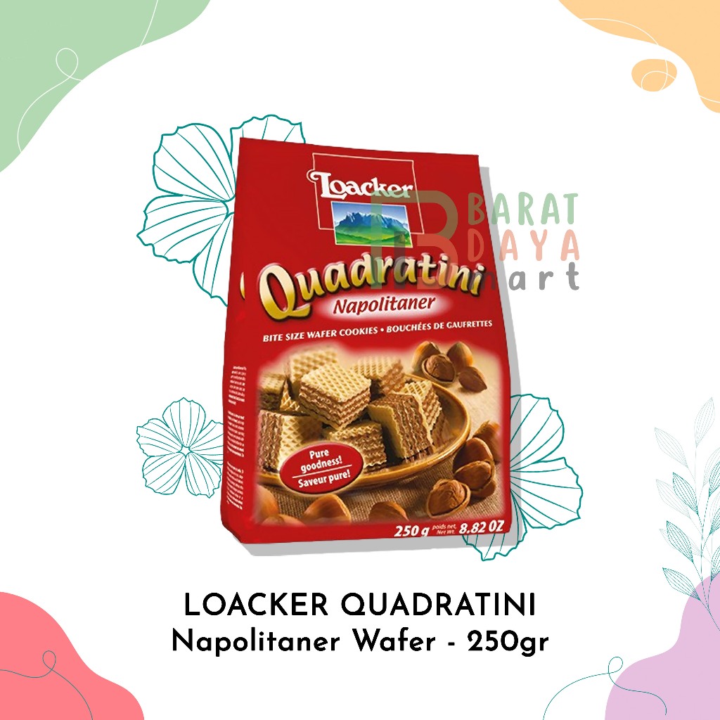 

Loacker Wafer Quadratini Napolitaner 250 gram HALAL BPOM