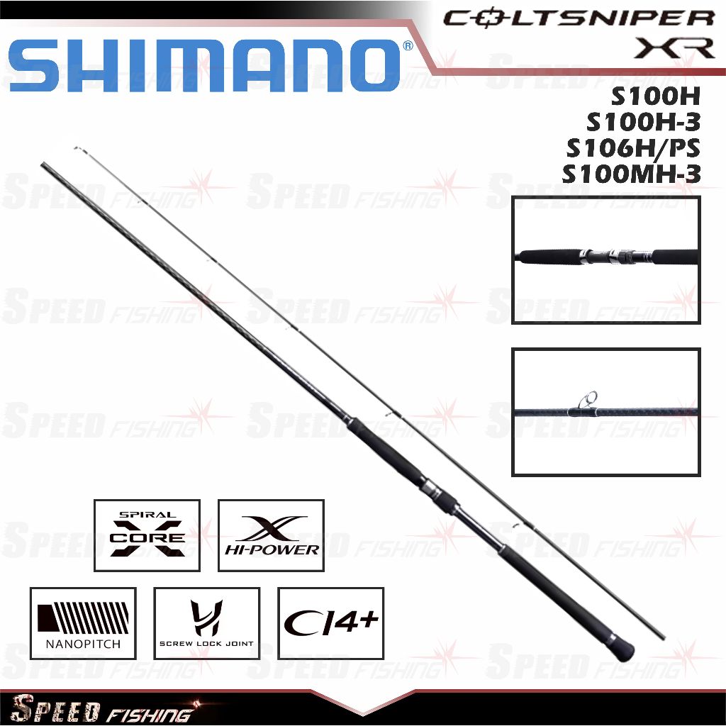Joran Pancing Shimano Coltsniper XR Joran Shore Spinning