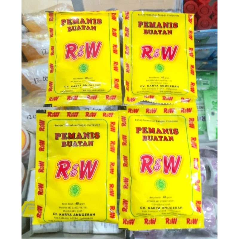 

Pemanis Buatan R&W kemasan 40 gram