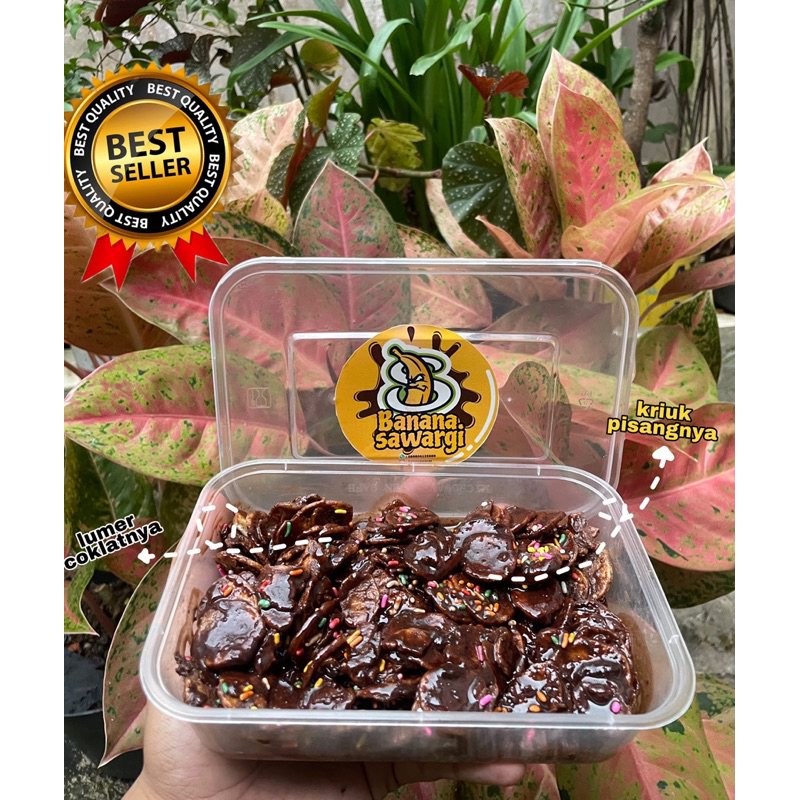 

MURMER!! bananasawargi -kripik pisang coklat lumer