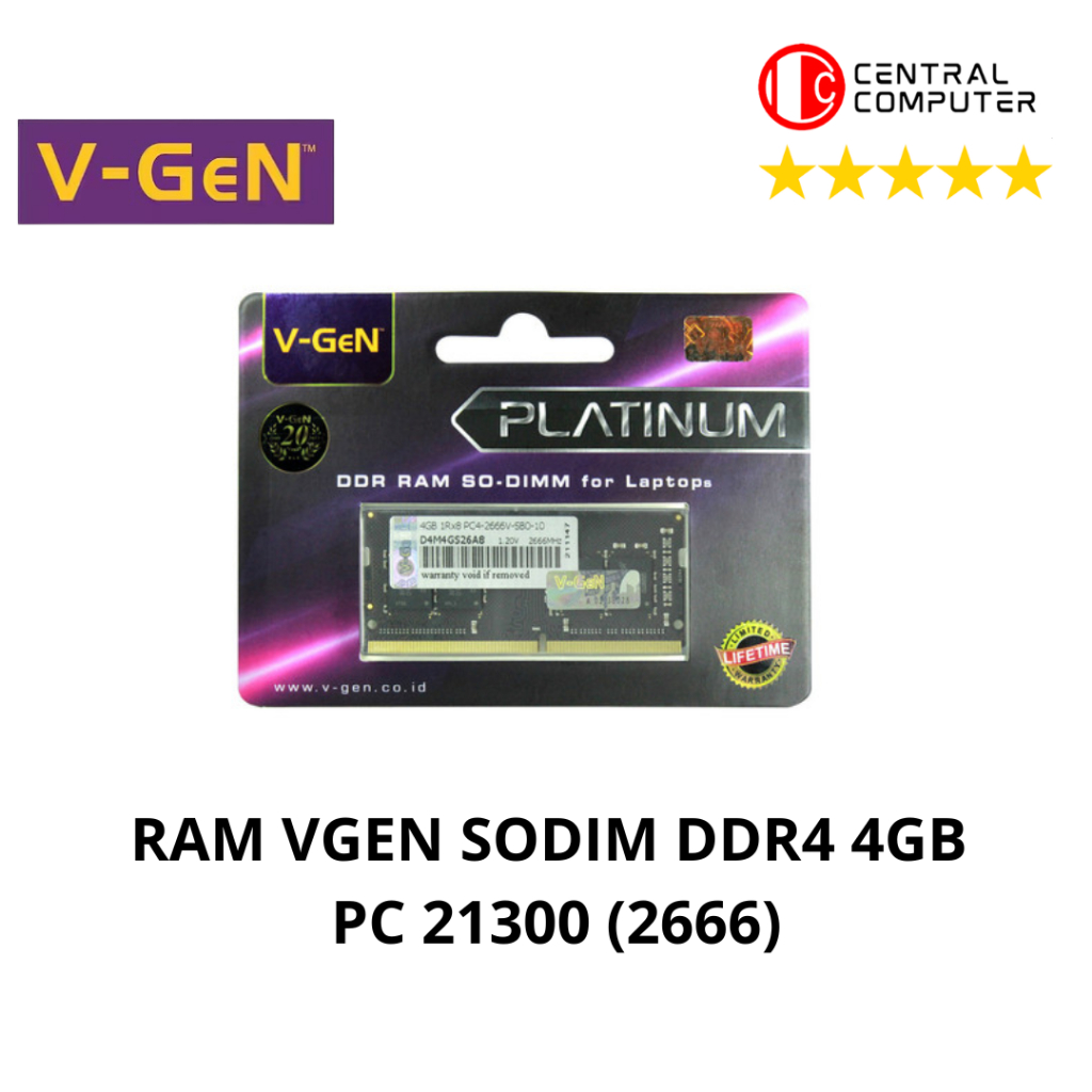 RAM VGEN SODIM DDR4 4GB PC 21300