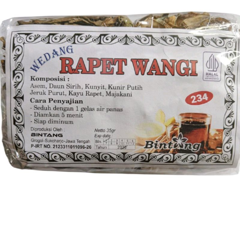 

WEDANG RAPET WANGI | MENGATASI AREA KEWANITAAN | WEDANG WANITA