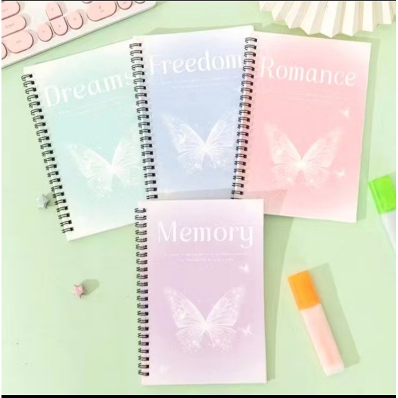 

buku tulis ring motif A5 buku catatan buku diary motif random