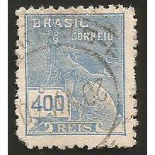 

A 11159 SATU BUAH PRANGKO BRASIL NOMINAL 400 REIS DENGAN KONDISI SUDAH ADA CAP