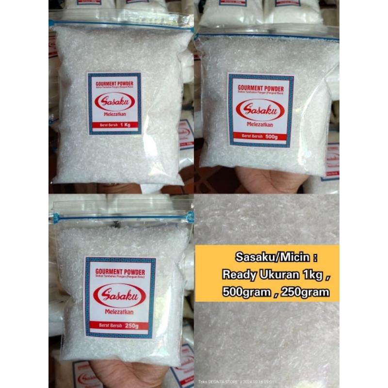 

Sasaku 250gr, 500gr dan 1000gr
