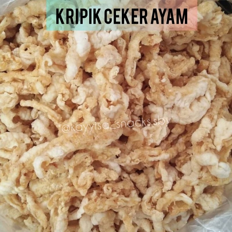 

Kripik Ceker Ayam 250gr