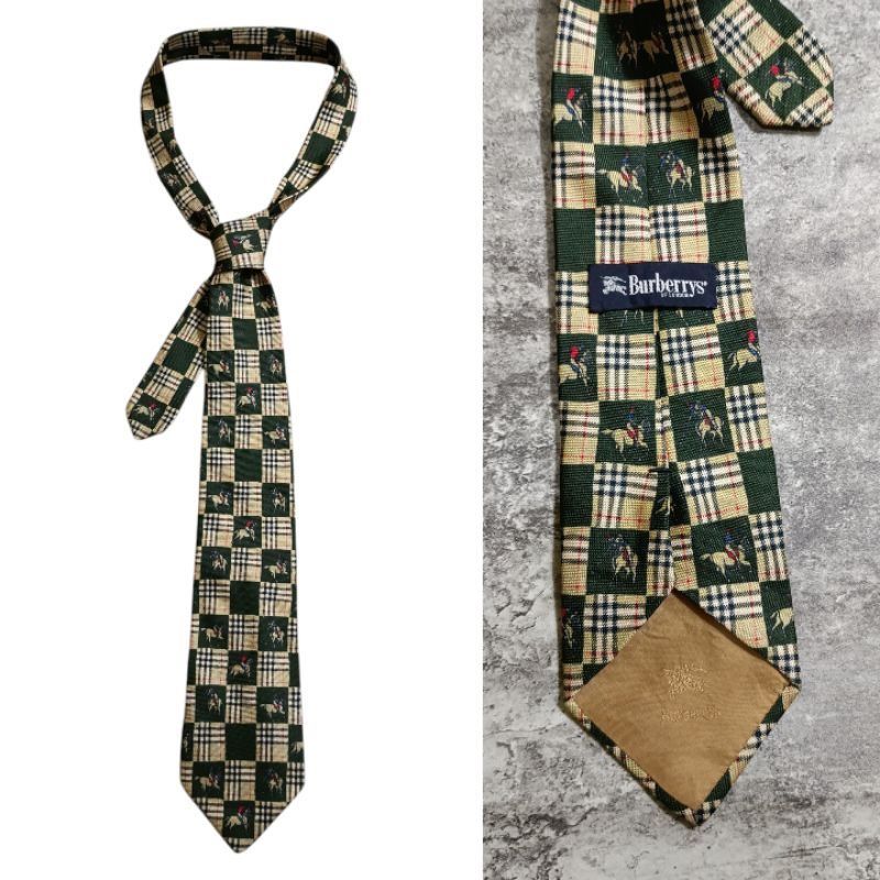 Burberry Tie Dasi Vintage