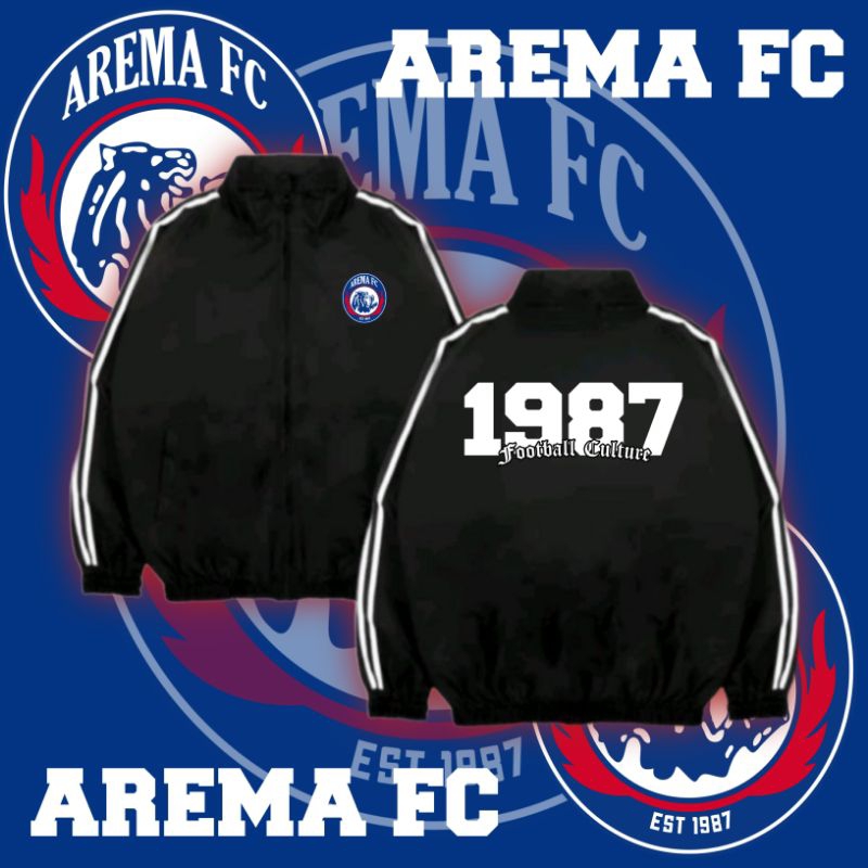 RA Tracktop "Football Culture Arema" Jaket Tracktop Arema/Jaket Ultras/Jaket Holigans/Jaket Suporter