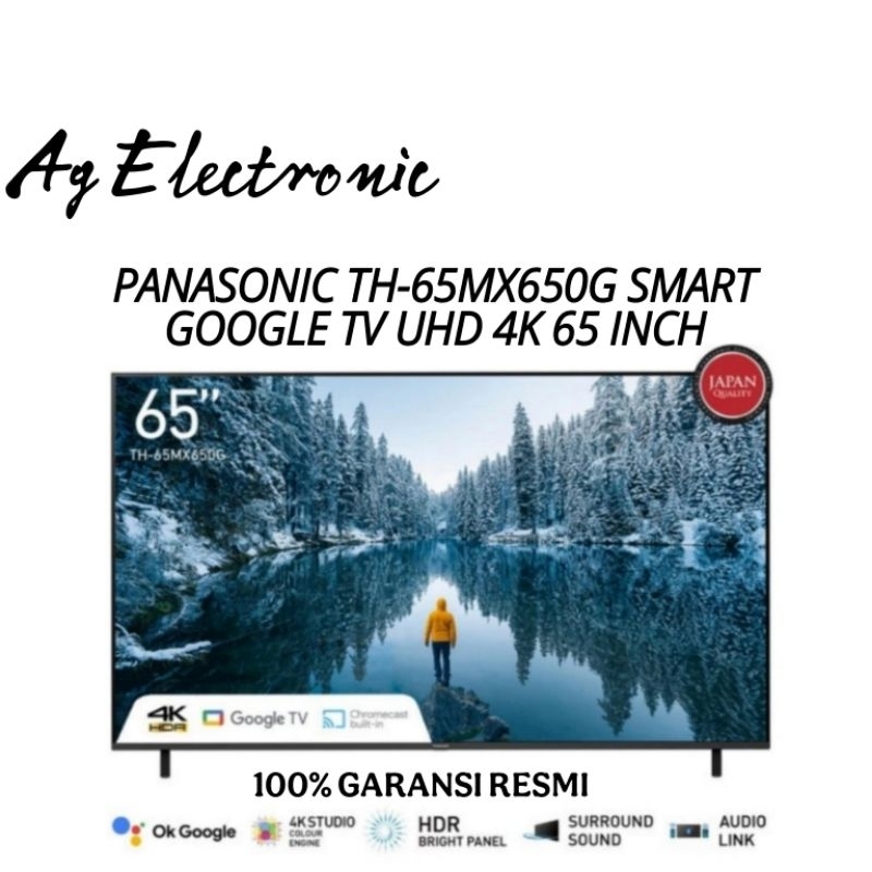 PANASONIC TH-65MX650G Google tv android uhd 4k 65 inch