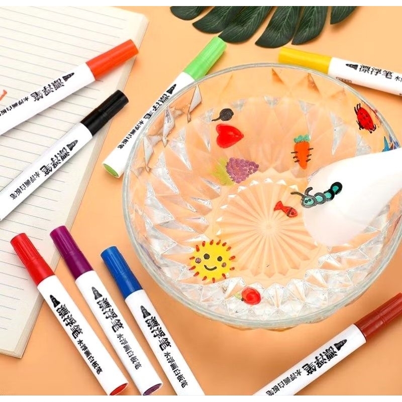 

Spidol Ajaib Mengapung di Air / Spidol Papan Tulis Apung Warna Warni / Spidol White Board Floating Markers / Mainan Anak Edukasi Spidol Papan Tulis Ajaib