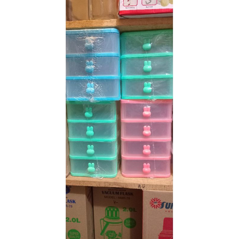 Rak Laci Mini/kotak make up /laci lucu susun 4 serbaguna