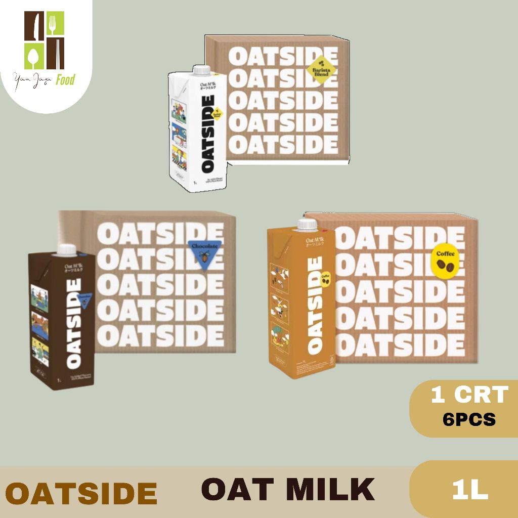 

Oatside / Oat Milk / Milk Chocolate / Coklat / Milk Barista Blend 1L Liter 1CRT/6PCS