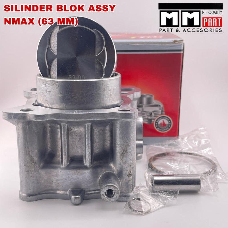 SILINDER BLOK ASSY NMAX 63MM - BLOK SEHER 63 MM BORED UP NMAX AEROX 155 2DP