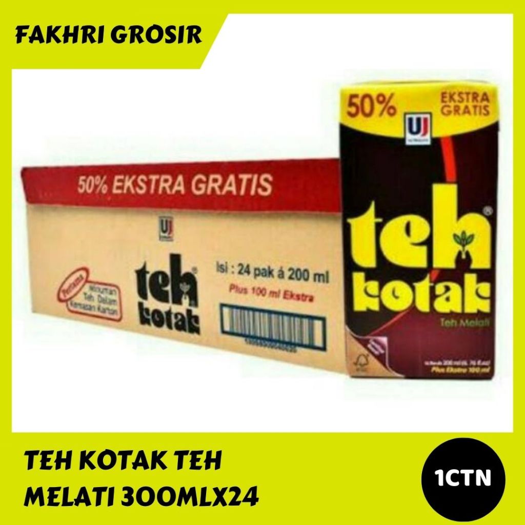 

TEH KOTAK JASMIN TEA 300ML KARTONAN (1KARTON ISI 24PCS)