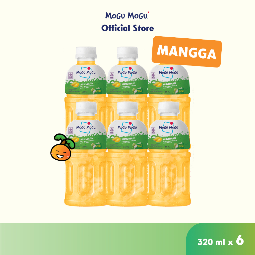 

Mogu Mogu Mango 320ml ( minimal pembelian 6 btl )