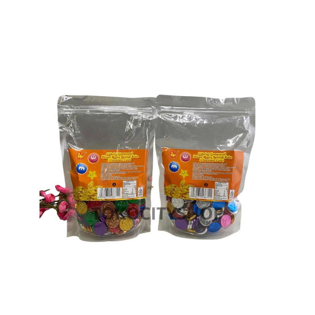 

Coklat Koin Warna-Warni Kemasan 460 Gr / Coklat Koin Chen LIang Ji