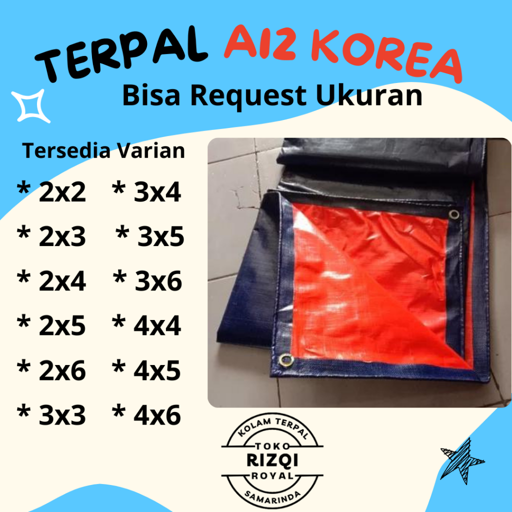 Terpal Korea l Terpal Tenda Terpal Lembaran Terpal Tutup Truk dan Pick Up Terpal Kandang Ayam Terpal