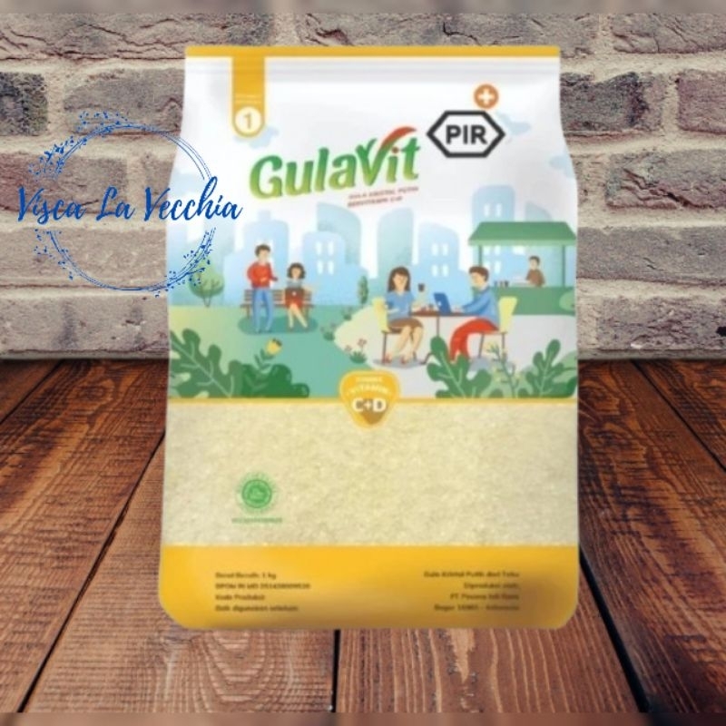 

Gula Pasir Gulavit 1Kg Gula Kemasan