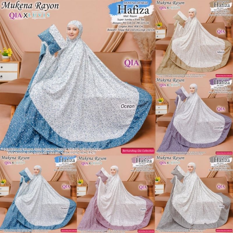 Mukena Dewasa Super Jumbo Motif by Qia Collection