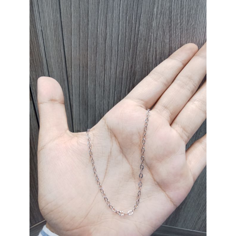 Kalung nori ukir anak perak 925 asli