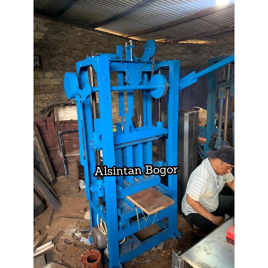 Mesin Press Paving Block - Mesin Cetak Paving Sistem Getar