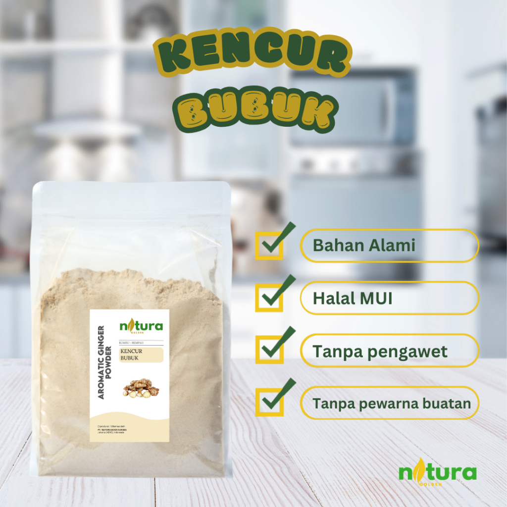 

Natura Golden Kencur Bubuk
