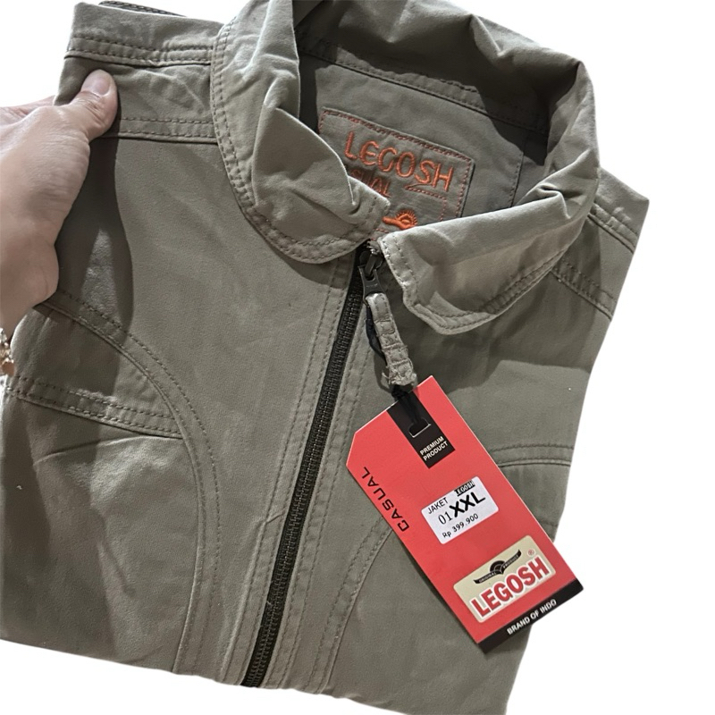 Jaket Kanvas Legosh Jeans Original High Quality