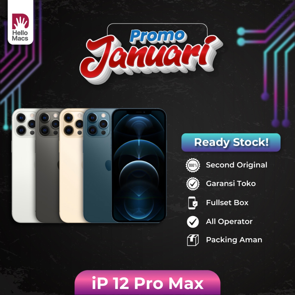 iP 12 Pro Max Second Original All Provider