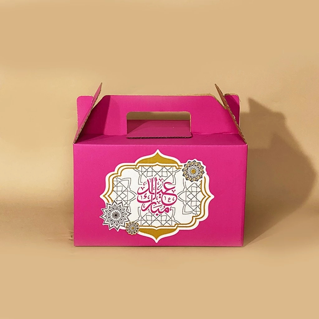 

5 pcs Box Jinjing Lebaran Dus Kemasan Parcel Bingkisan Idul Fitri Magenta 31x20x19 cm