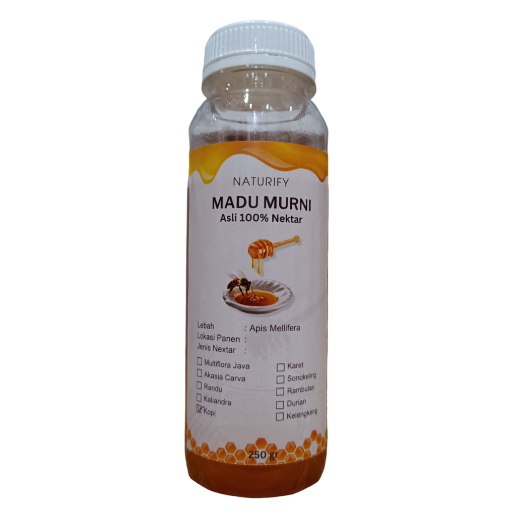 

Naturify Madu Murni Asli Nektar Bunga Kopi 250 Gram