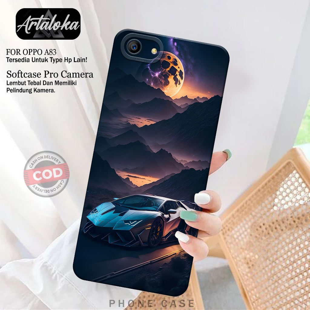 Case Hp OPPO A83 Fashion Case Mobil Softcase OPPO A83 Silikon TPU Pro Camera Casing OPPO A83 Cover H