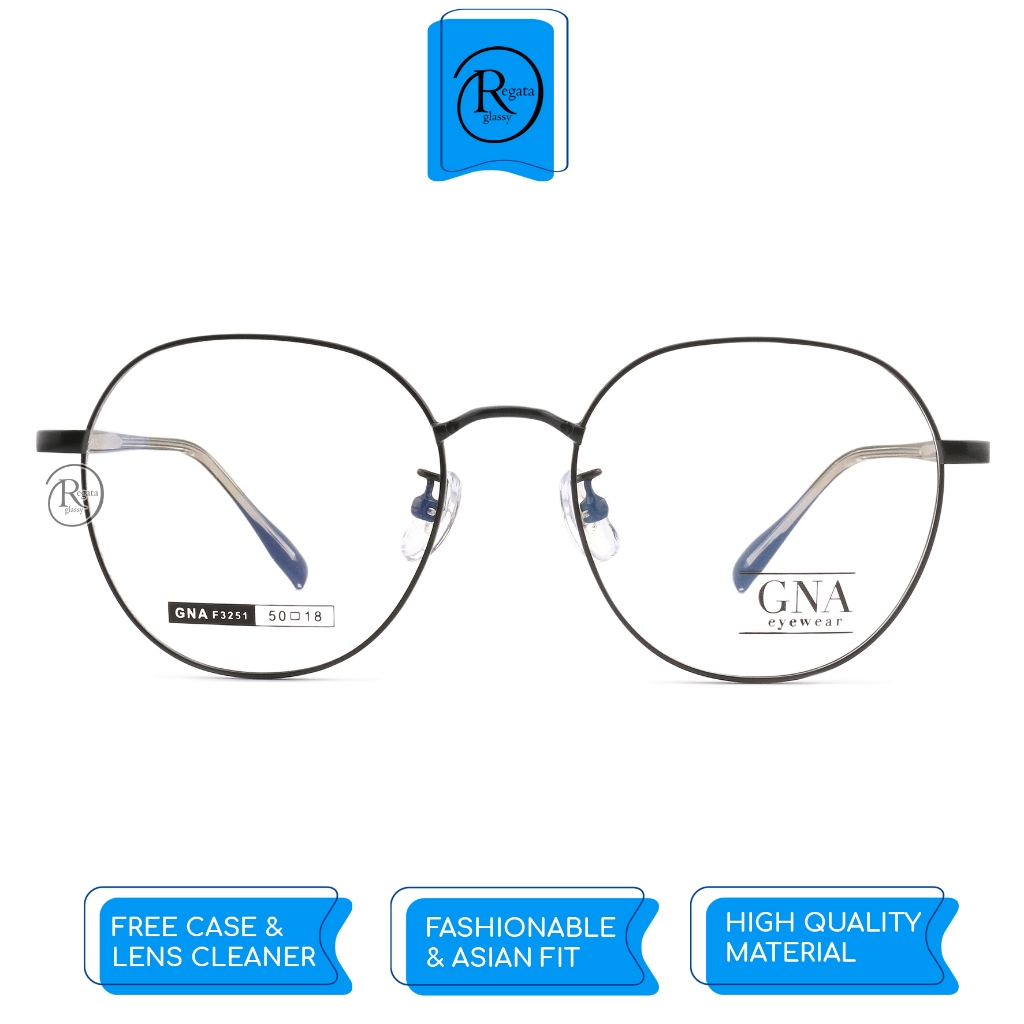 GNA Eyewear /  GNA F-3251 / Frame Kacamata GNA Eyewear ORIGINAL