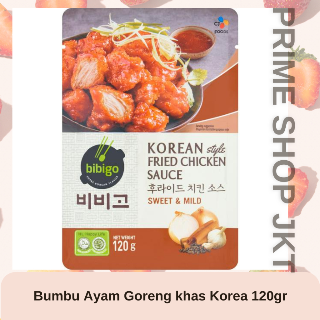 

Bibigo Cj Saus Ayam Goreng Korea Halal Korean Style Fried Chicken Sauce 120gr