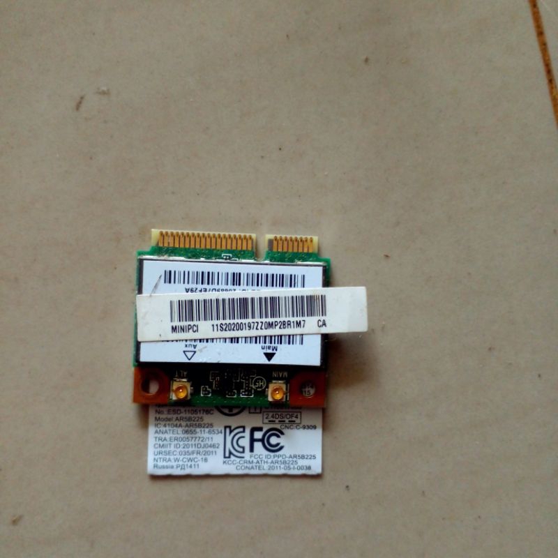 Wifi Card bawaan Laptop Lenovo Ideapad S300