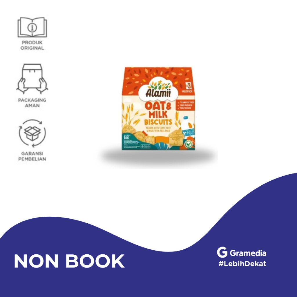 

Alamii Biscuits Oat & Milk 60 Gr - Gramedia Jember